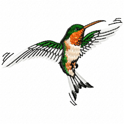 Hummingbirds Embroidery Design 4 Hummingbirds Embroidery Design 4